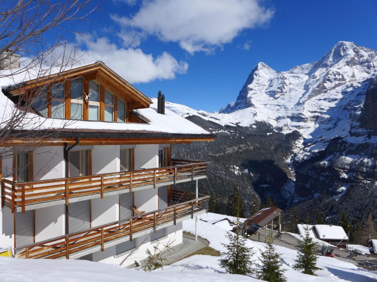 Apartment Gloria Sued By Interhome Mürren Esterno foto